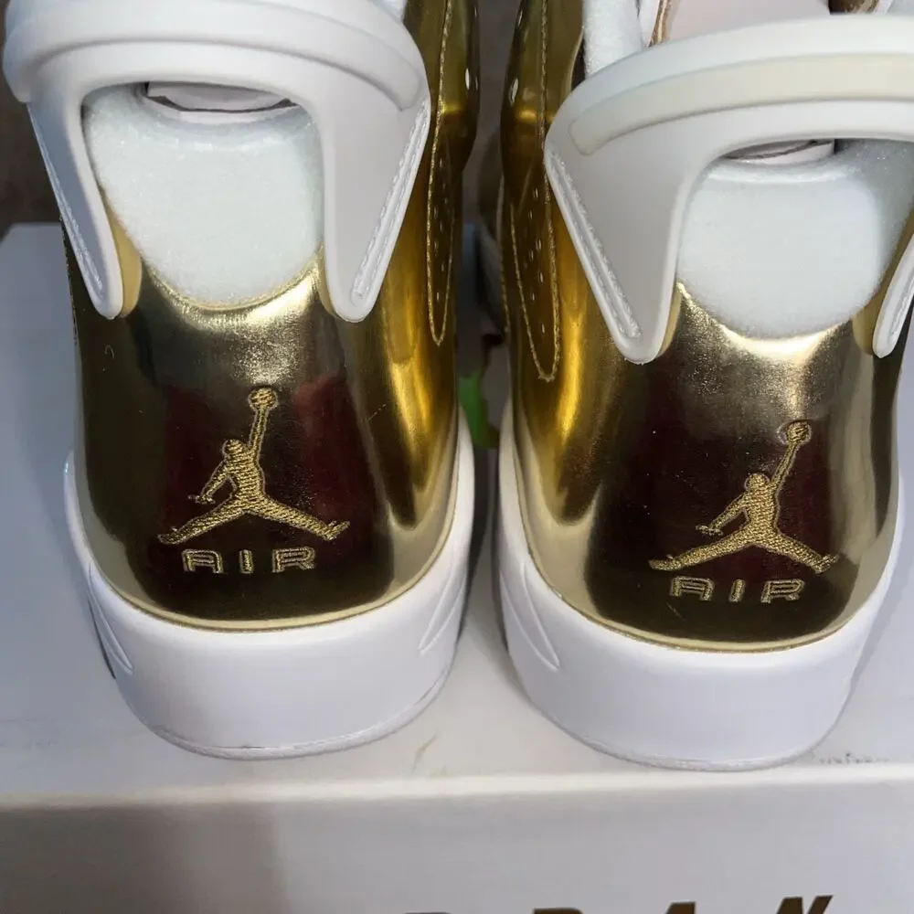 Air Jordan 6 Retro Pinnacle Metallic Gold Men size 9.5 #854271-730 Brand New